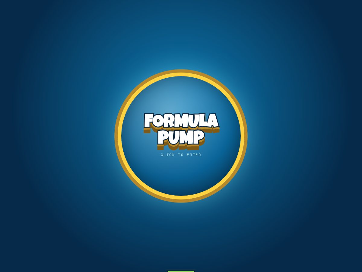 Landing-page snapshot of formulapump.fun