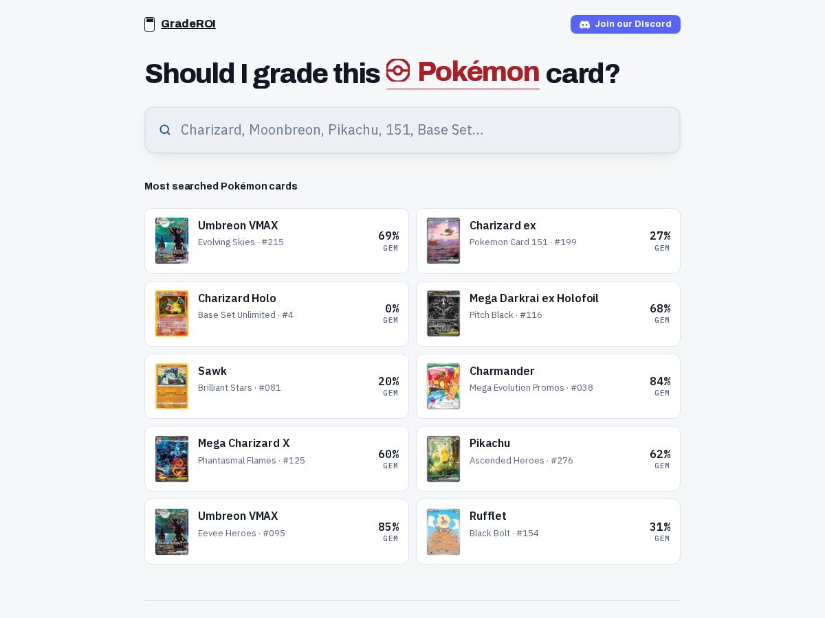 Landing-page snapshot of graderoi.app
