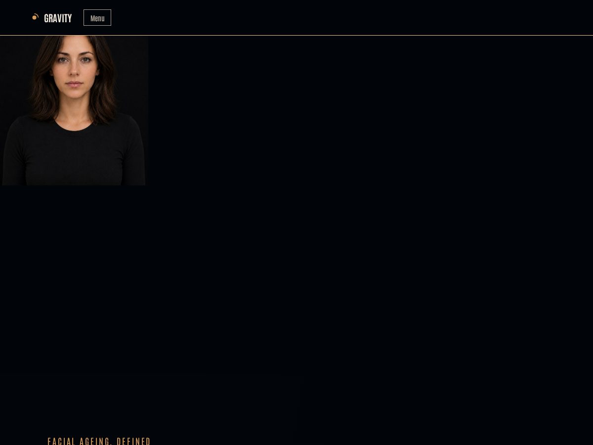 Landing-page snapshot of gravity.clinic