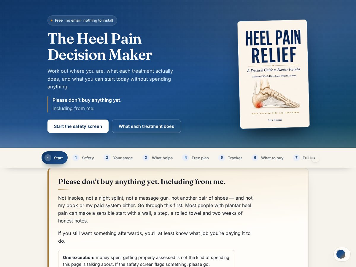 Landing-page snapshot of heelnext.com