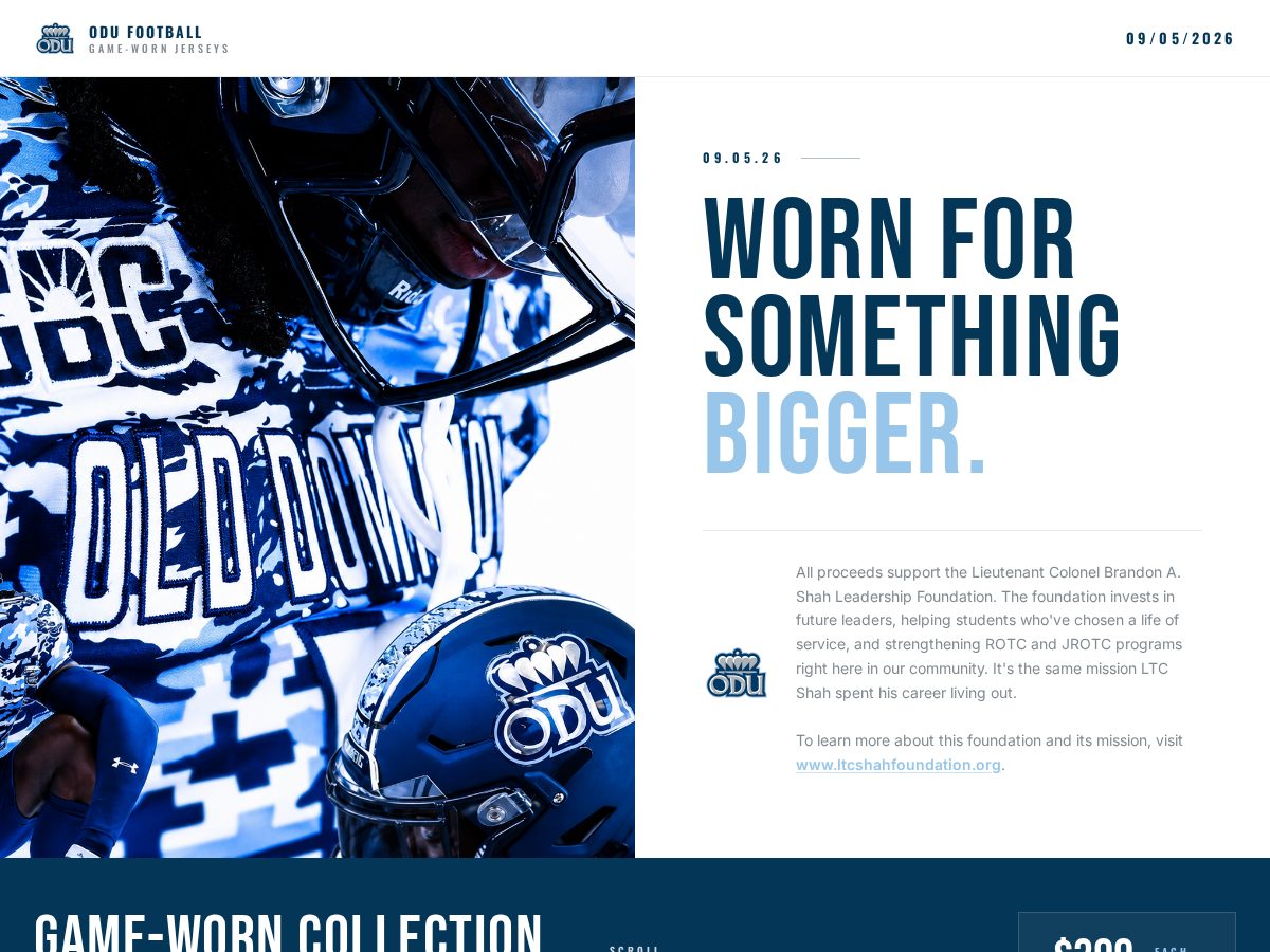 Landing-page snapshot of ltcshahcamojerseys.com