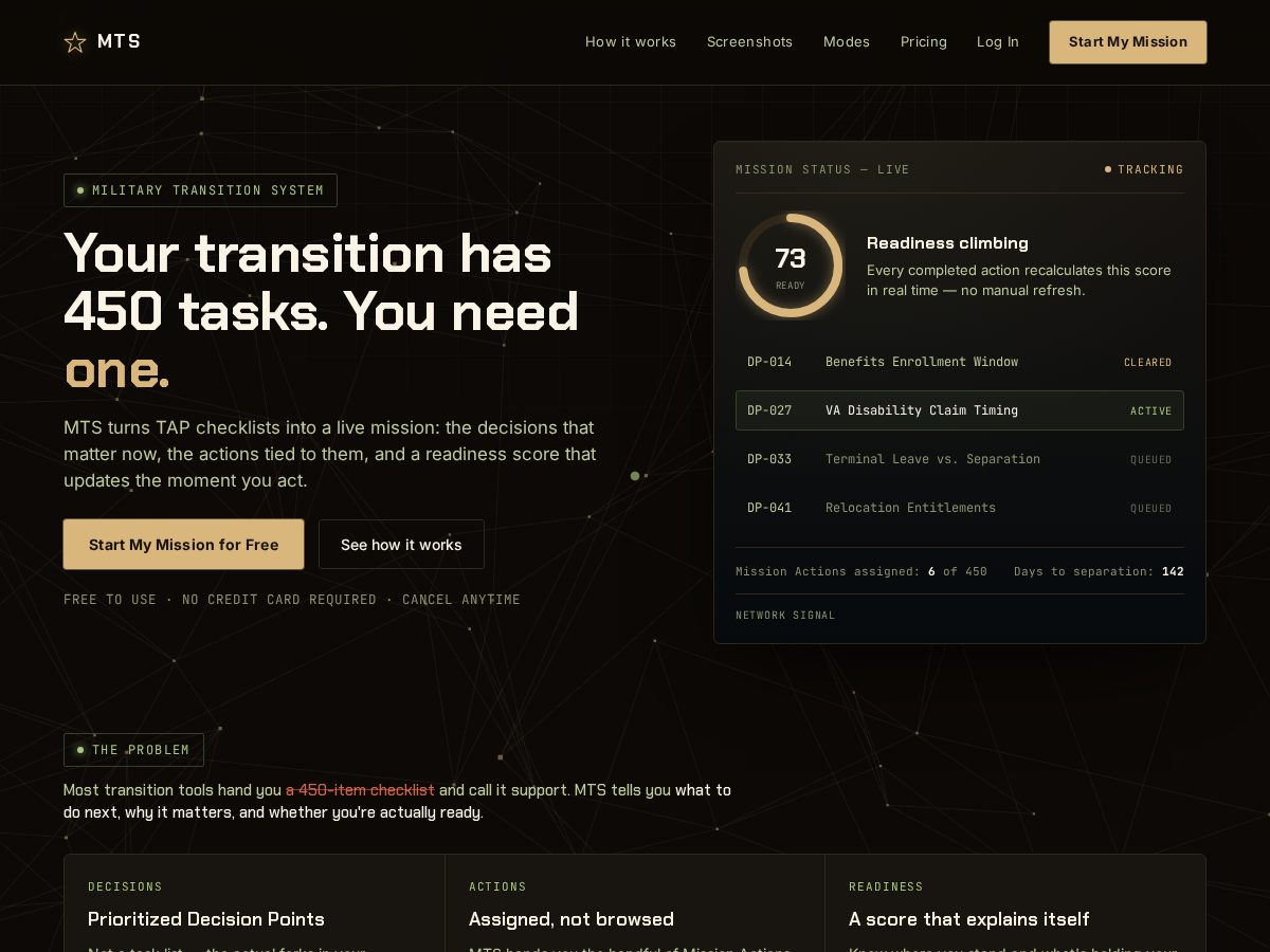Landing-page snapshot of mymtsapp.com