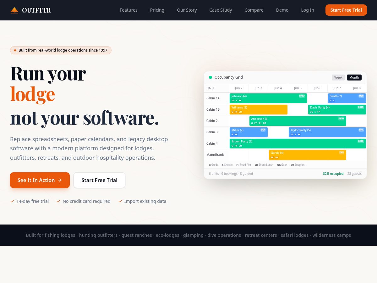 Landing-page snapshot of outfttrmail.com
