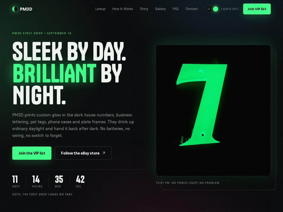 Landing-page snapshot of pmlabsofficial.com