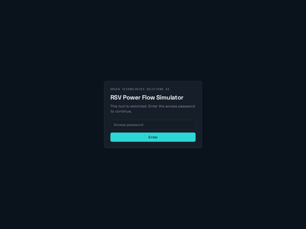 Landing-page snapshot of powerflowsim.app