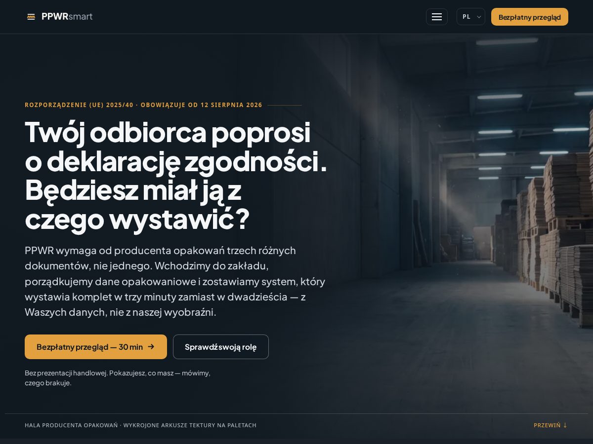 Landing-page snapshot of ppwrsmart.com
