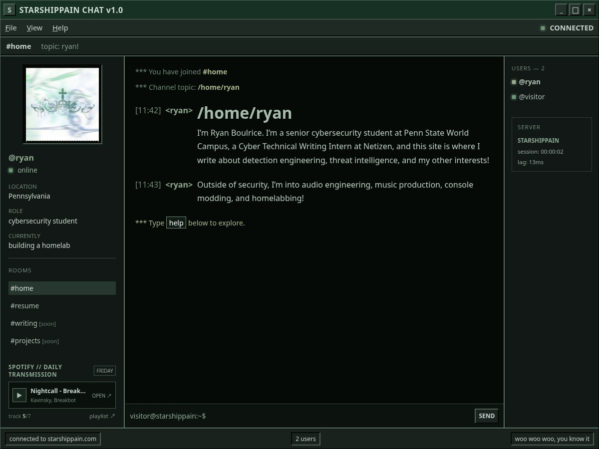 Landing-page snapshot of starshippain.com