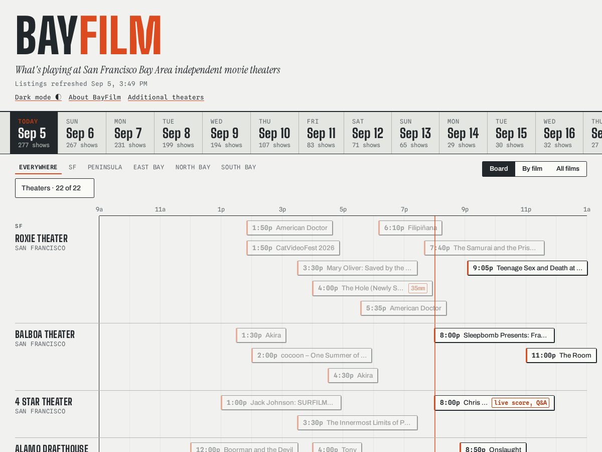 Landing-page snapshot of bayfilm.net