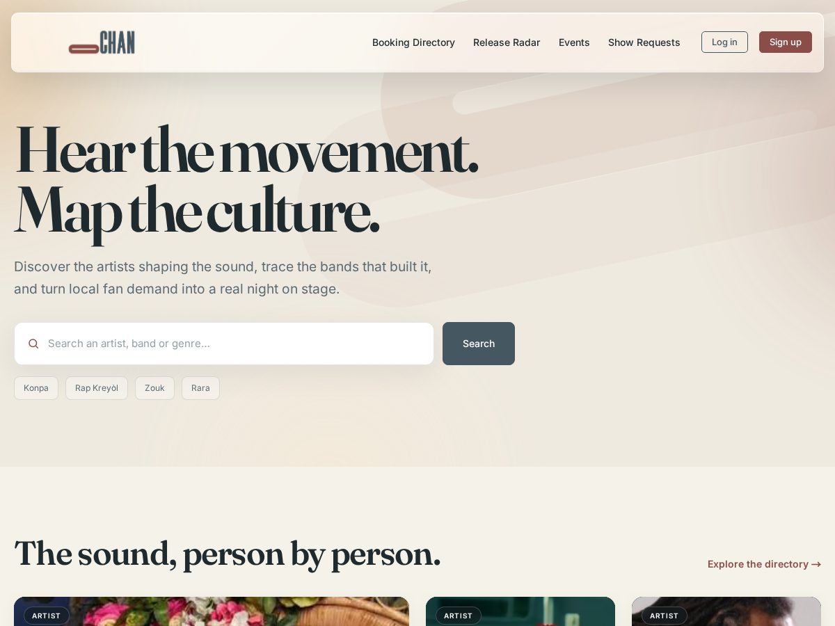 Landing-page snapshot of bayochan.com