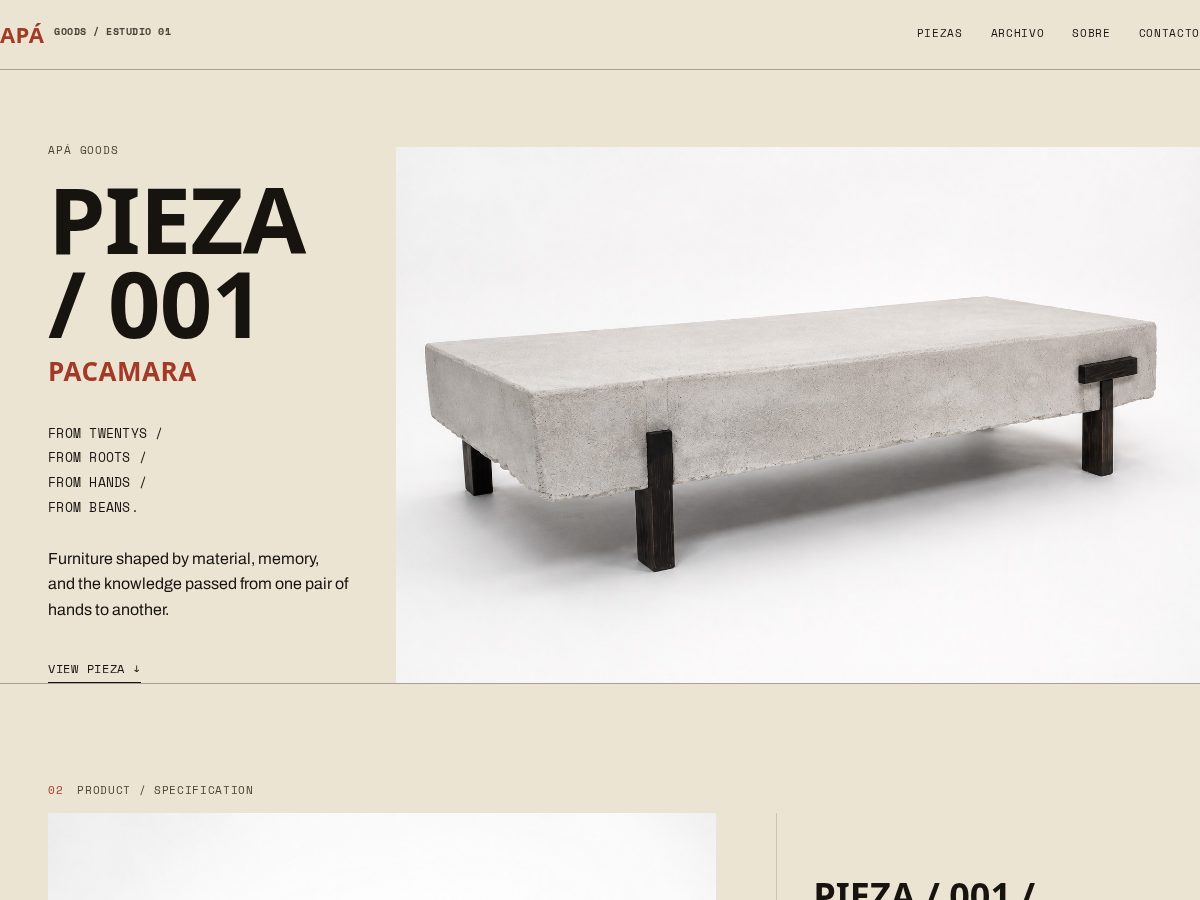 Landing-page snapshot of cafeapa.com