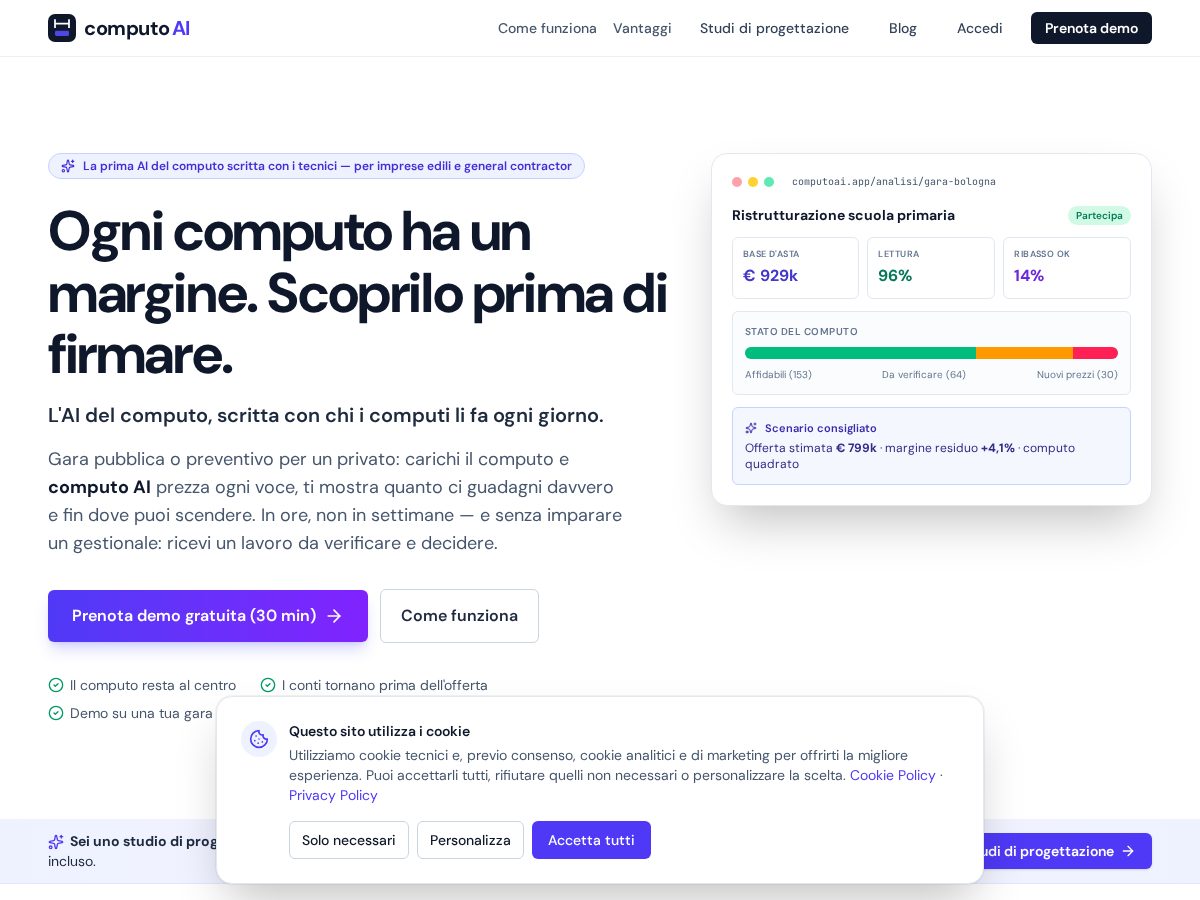 Landing-page snapshot of computofacile.app