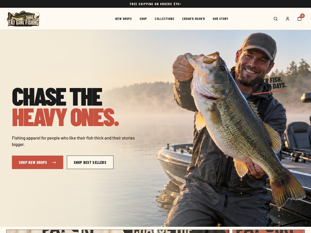 Landing-page snapshot of fatgirlfishing.com