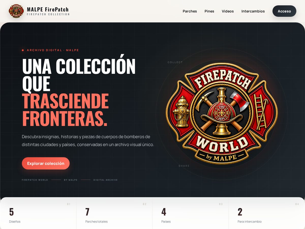 Landing-page snapshot of firepatchworld.com