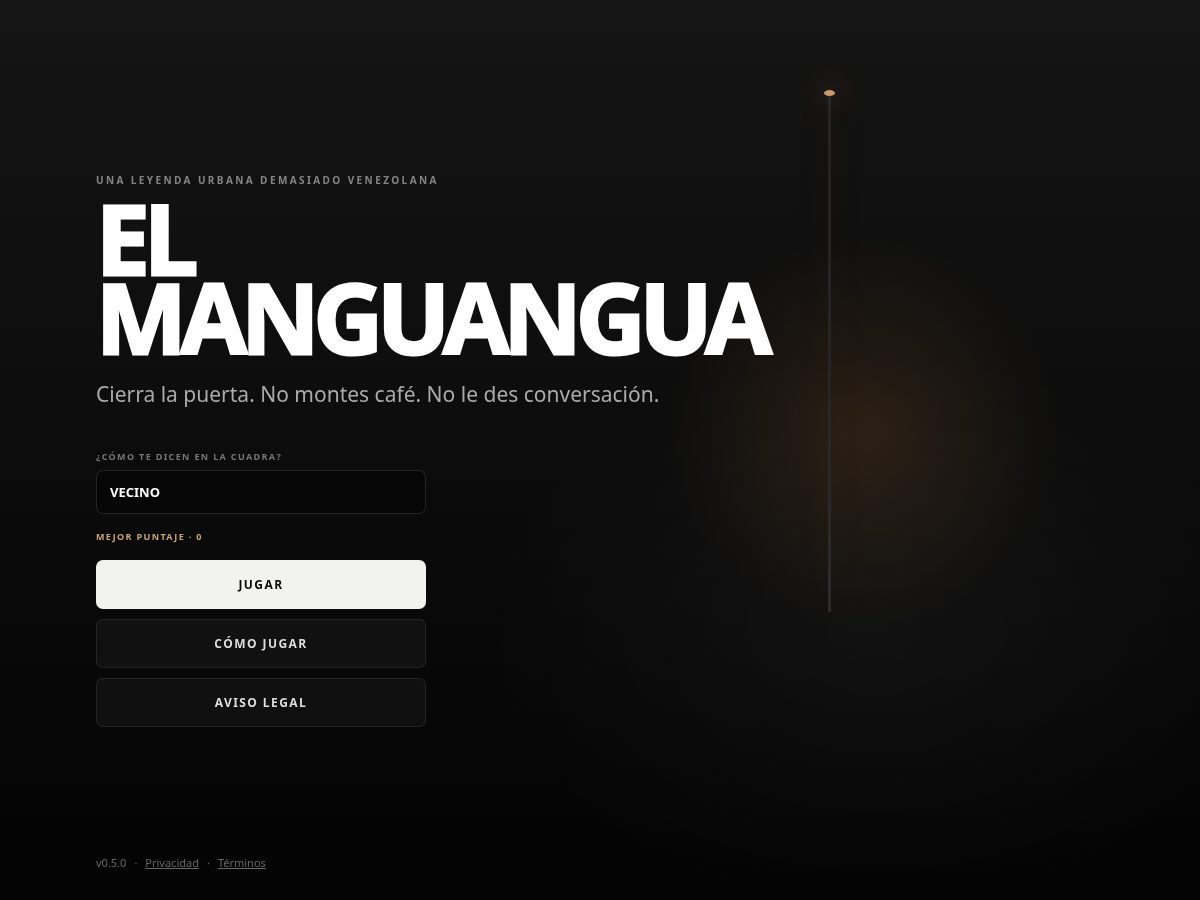 Landing-page snapshot of manguangua.online