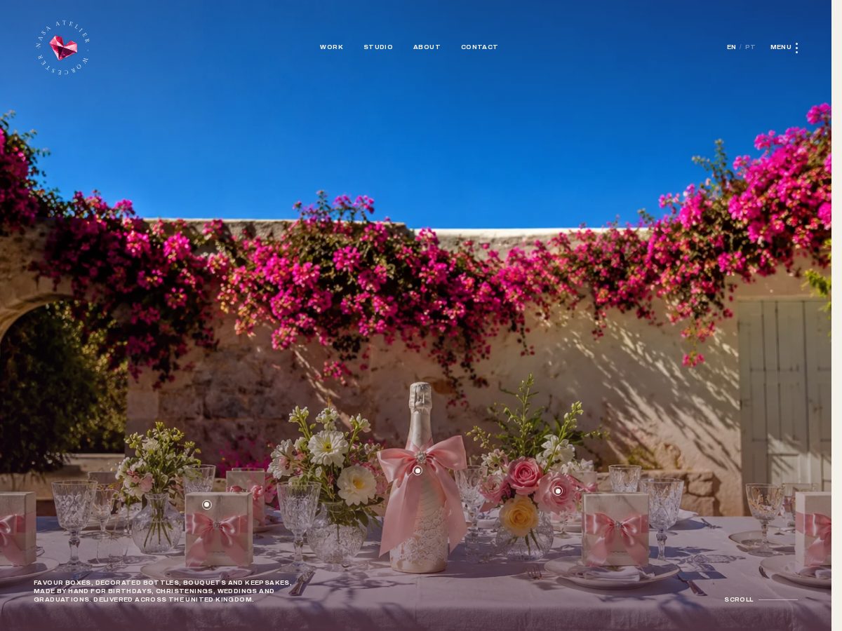 Landing-page snapshot of nasaatelier.com