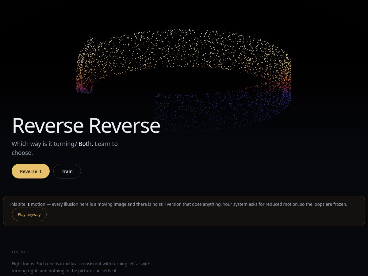 Landing-page snapshot of reversereverse.app