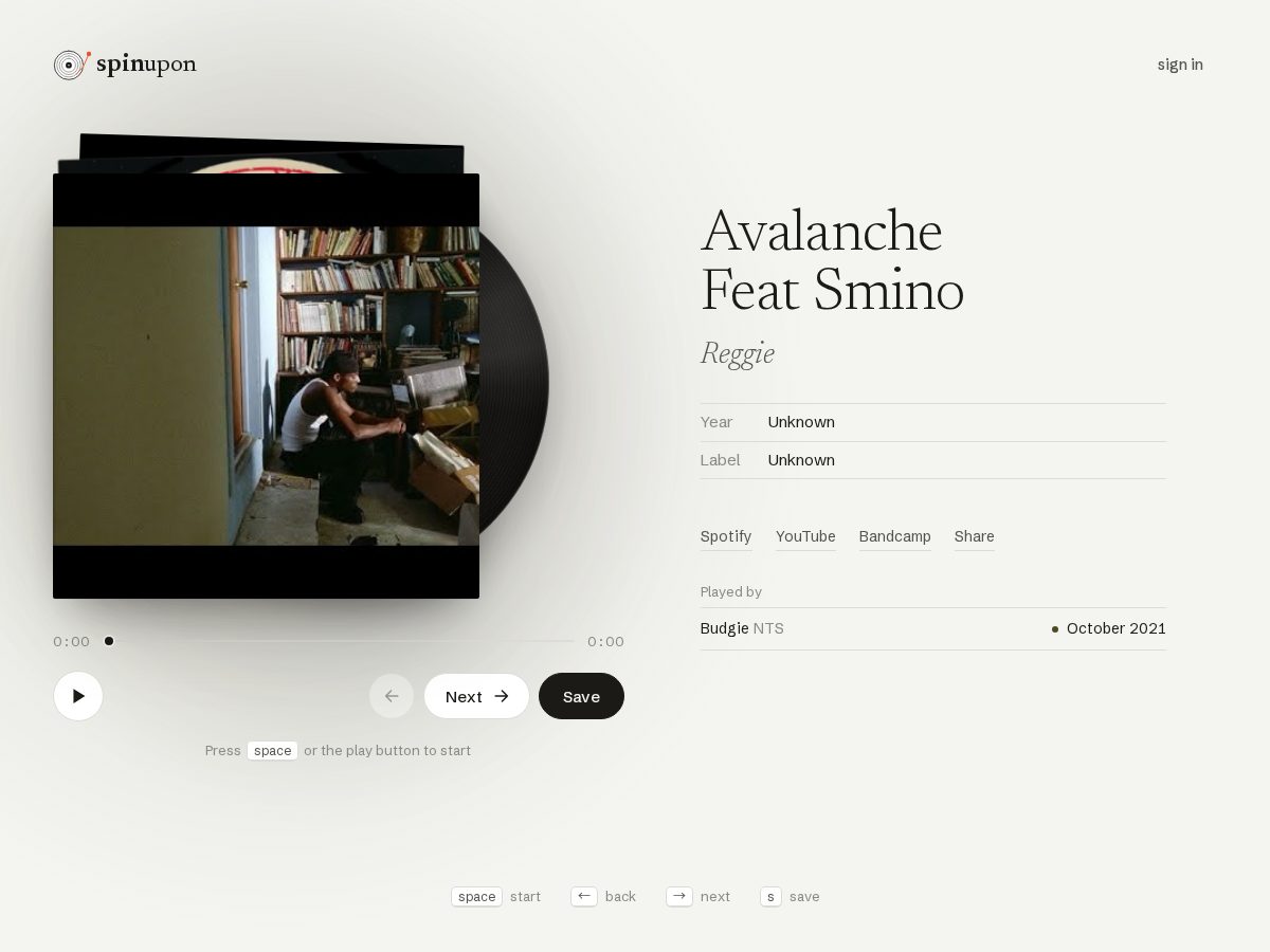 Landing-page snapshot of spinupon.com