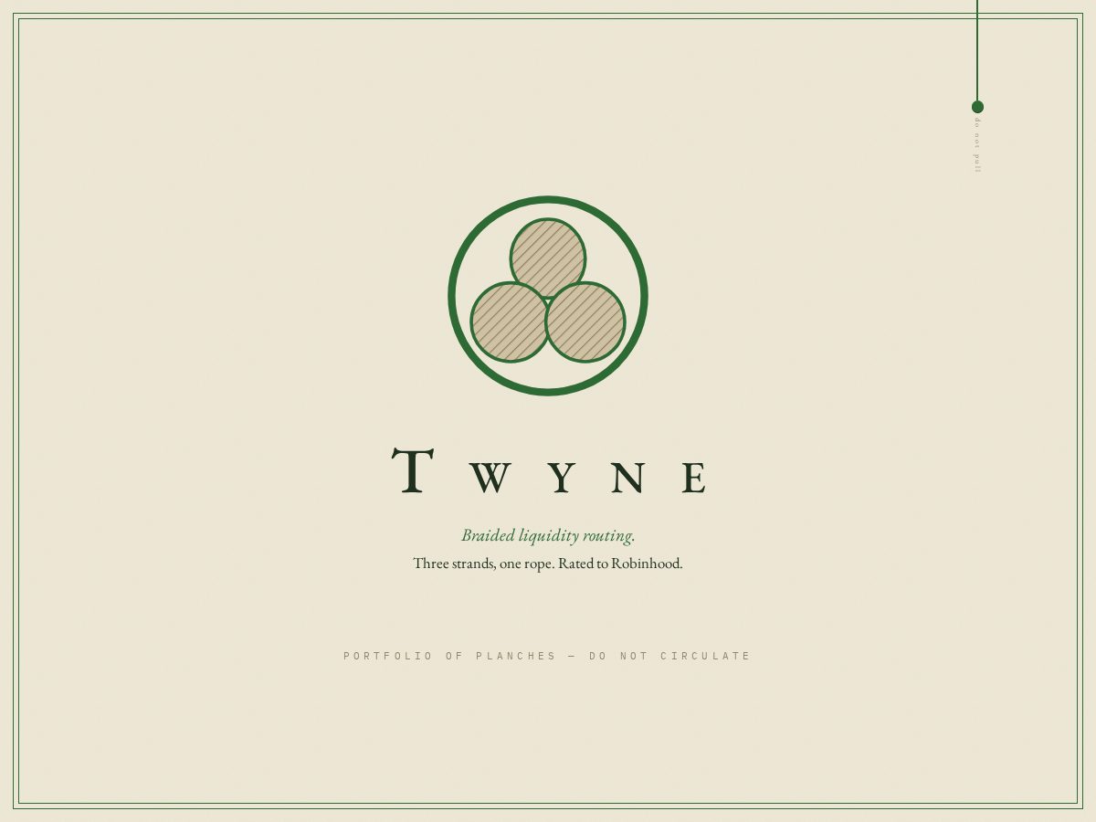 Landing-page snapshot of weavetwyne.com