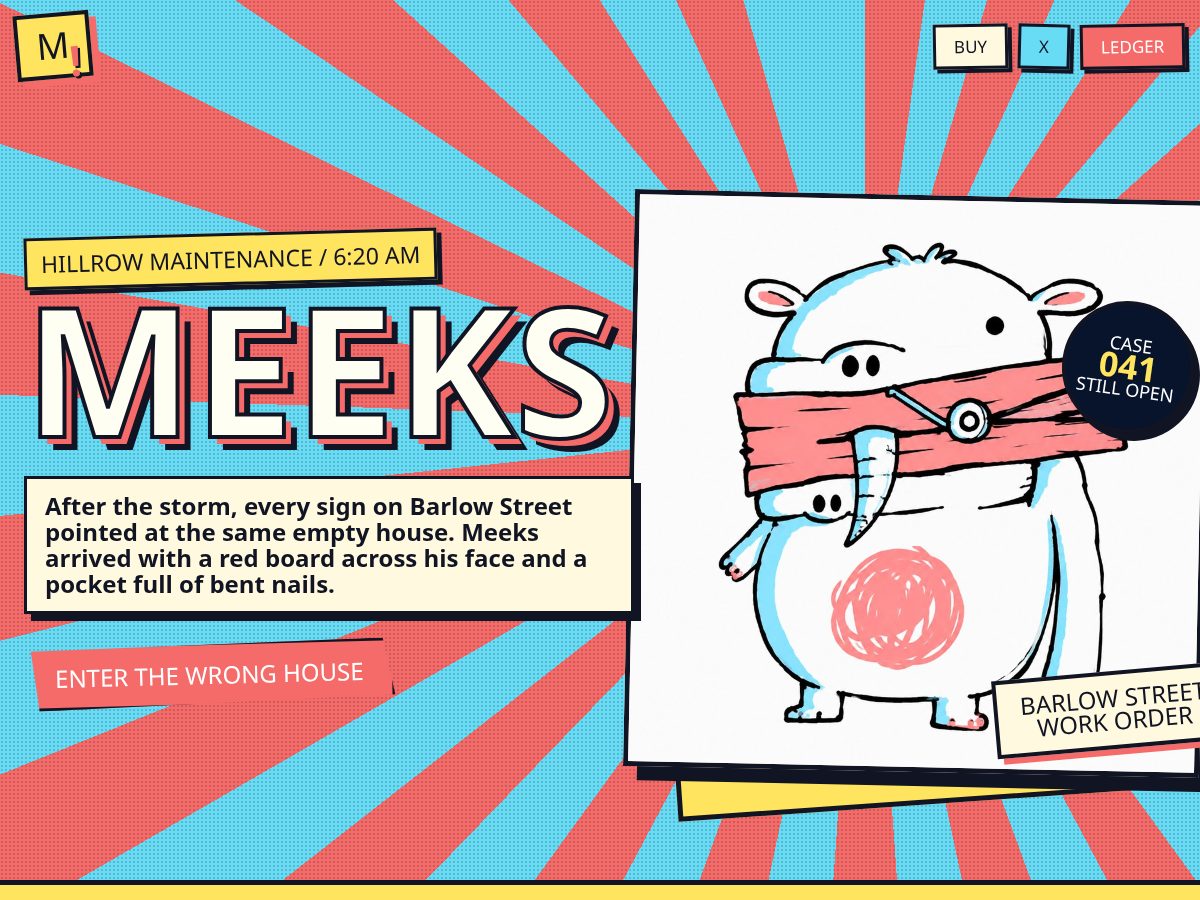 Landing-page snapshot of bigmeeks.lol