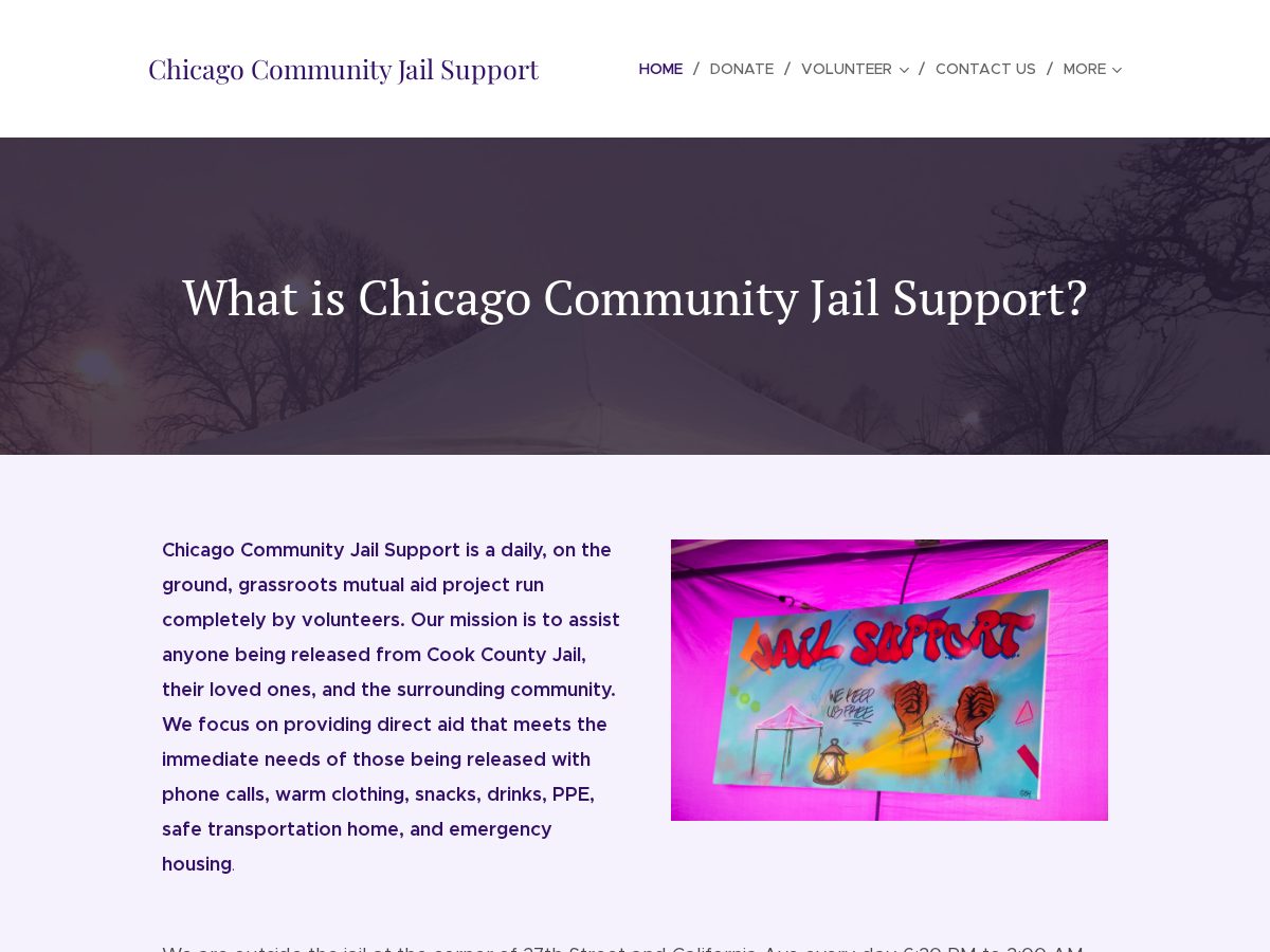 Landing-page snapshot of ccjs.community