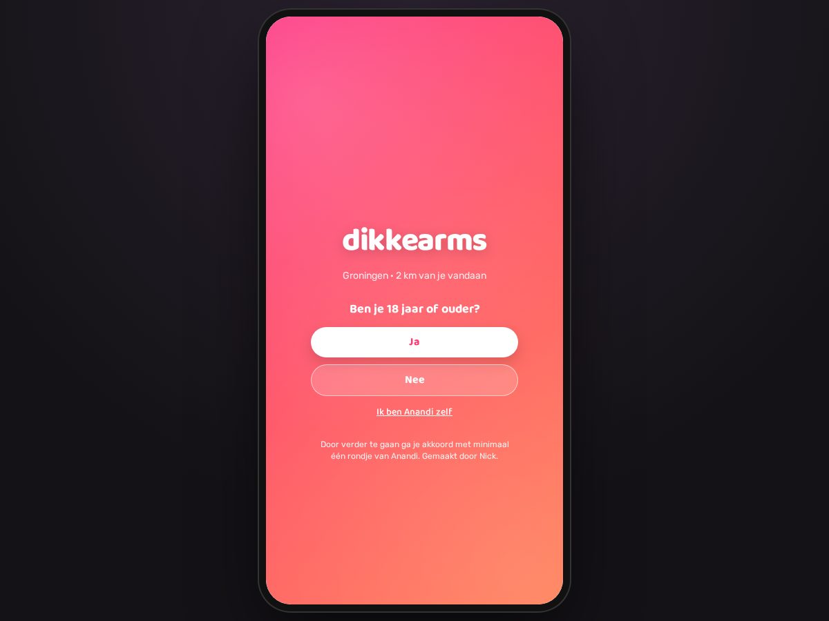 Landing-page snapshot of dikkearms.com