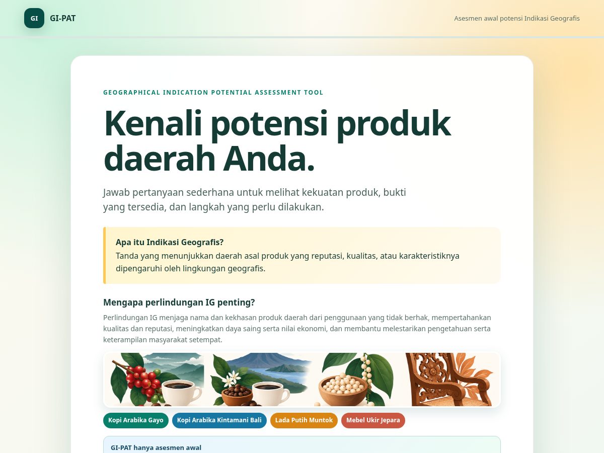 Landing-page snapshot of gi-pat.site