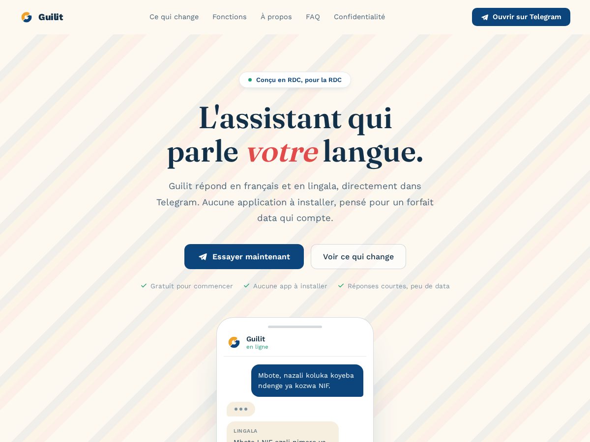 Landing-page snapshot of guilit.com