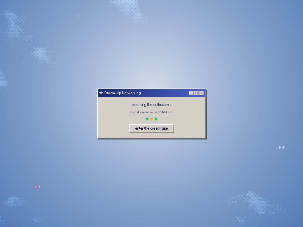 Landing-page snapshot of itcametomeinadream.online
