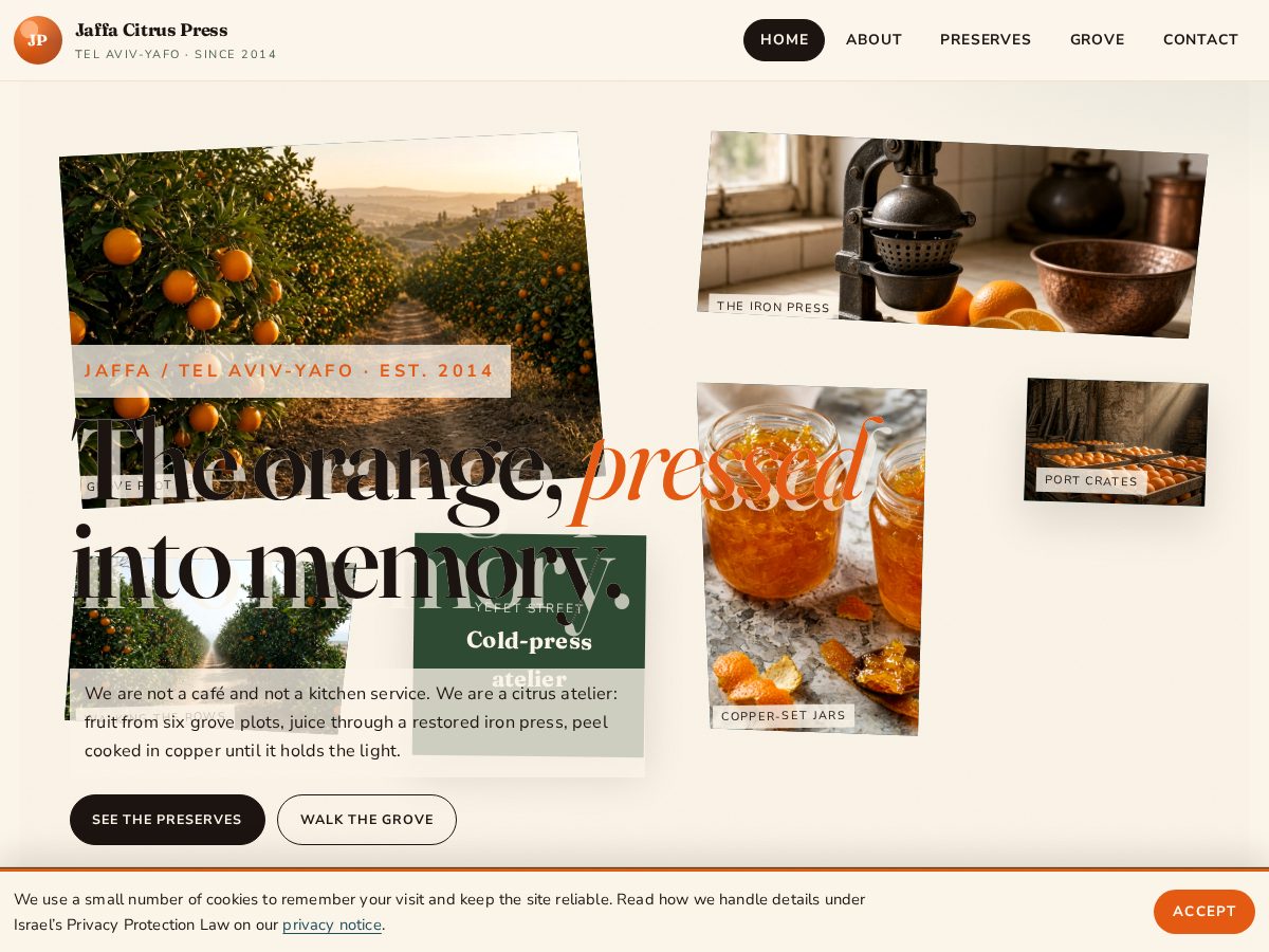 Landing-page snapshot of jaffapress.pro