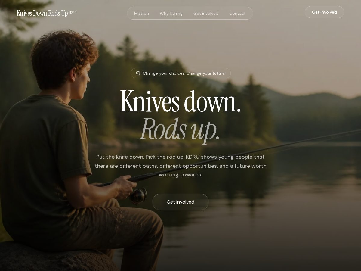 Landing-page snapshot of kdru.org
