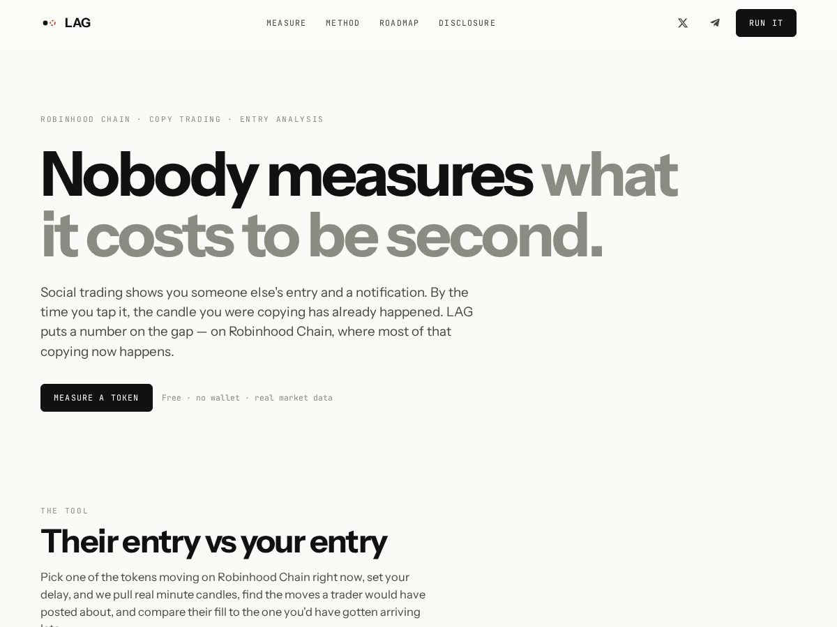 Landing-page snapshot of lag.tax