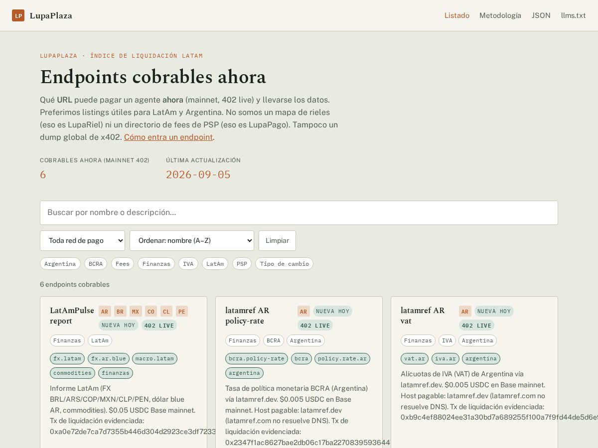 Landing-page snapshot of lupaplaza.com