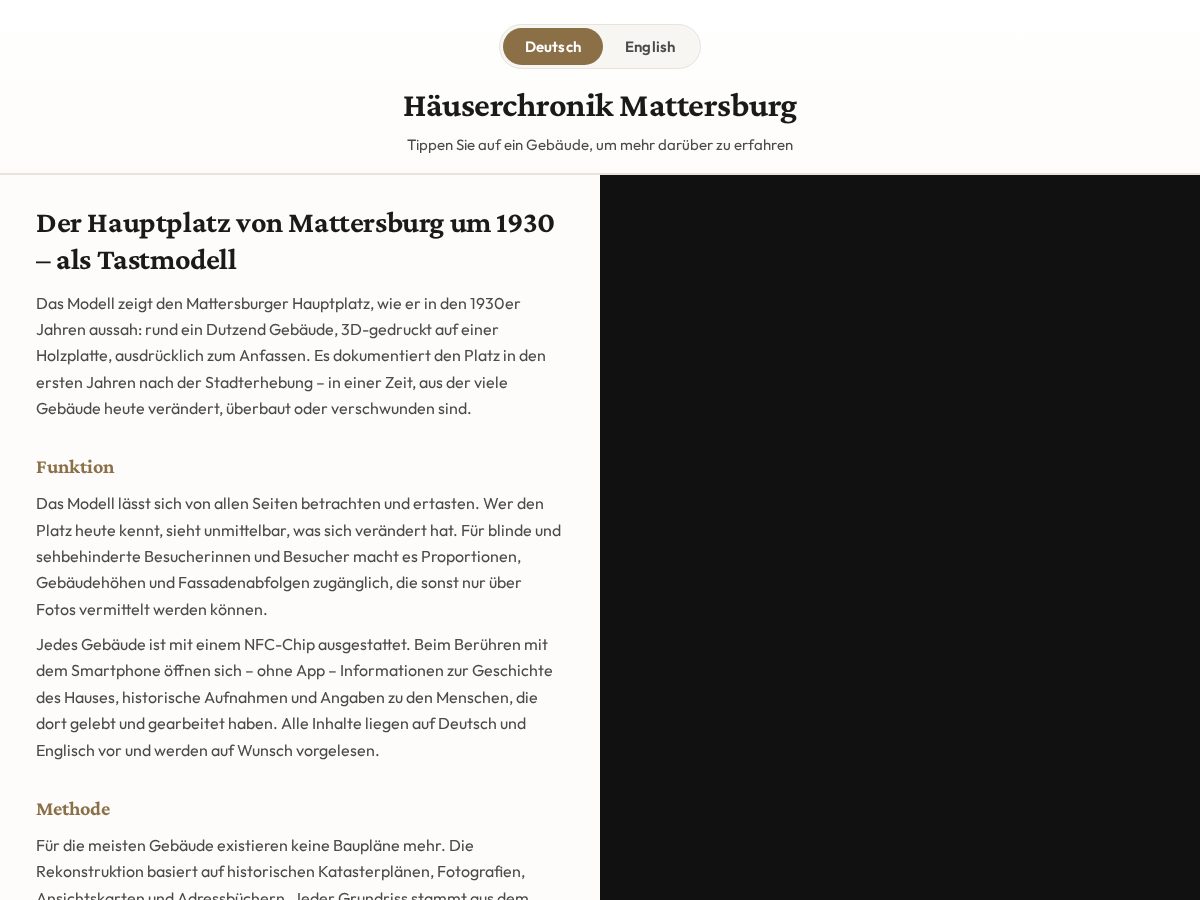 Landing-page snapshot of mattersburg.haus