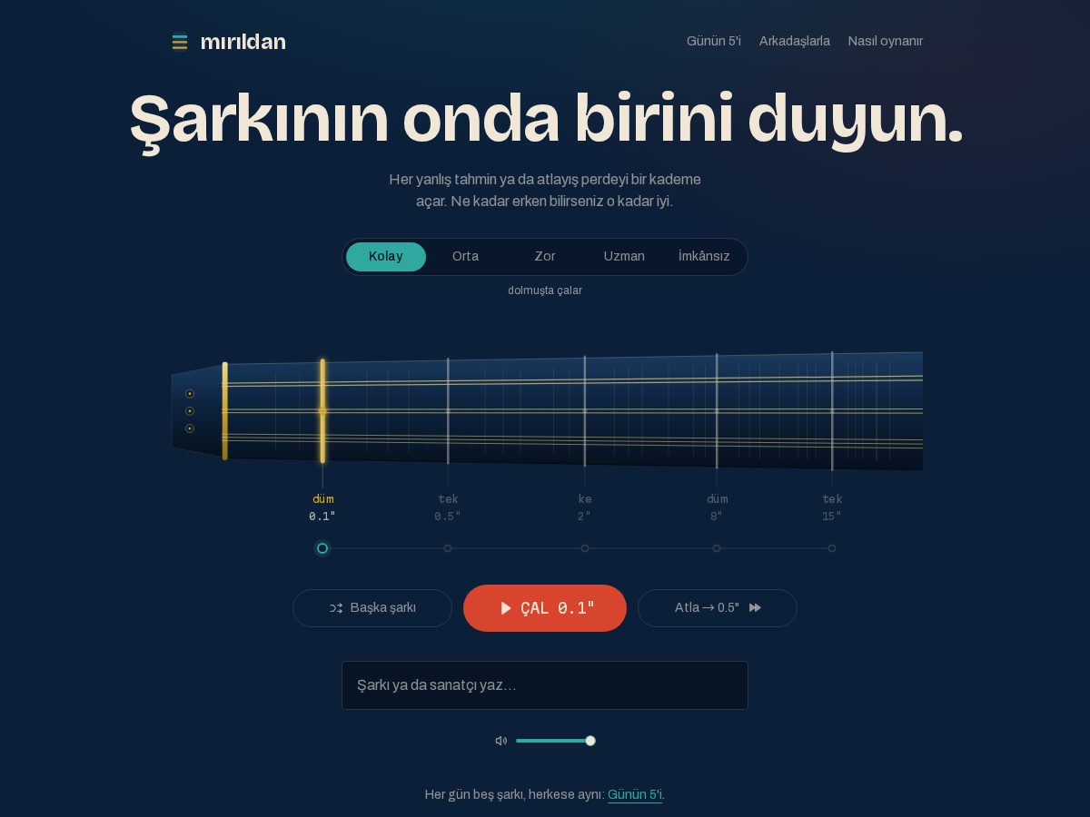 Landing-page snapshot of mirildan.app