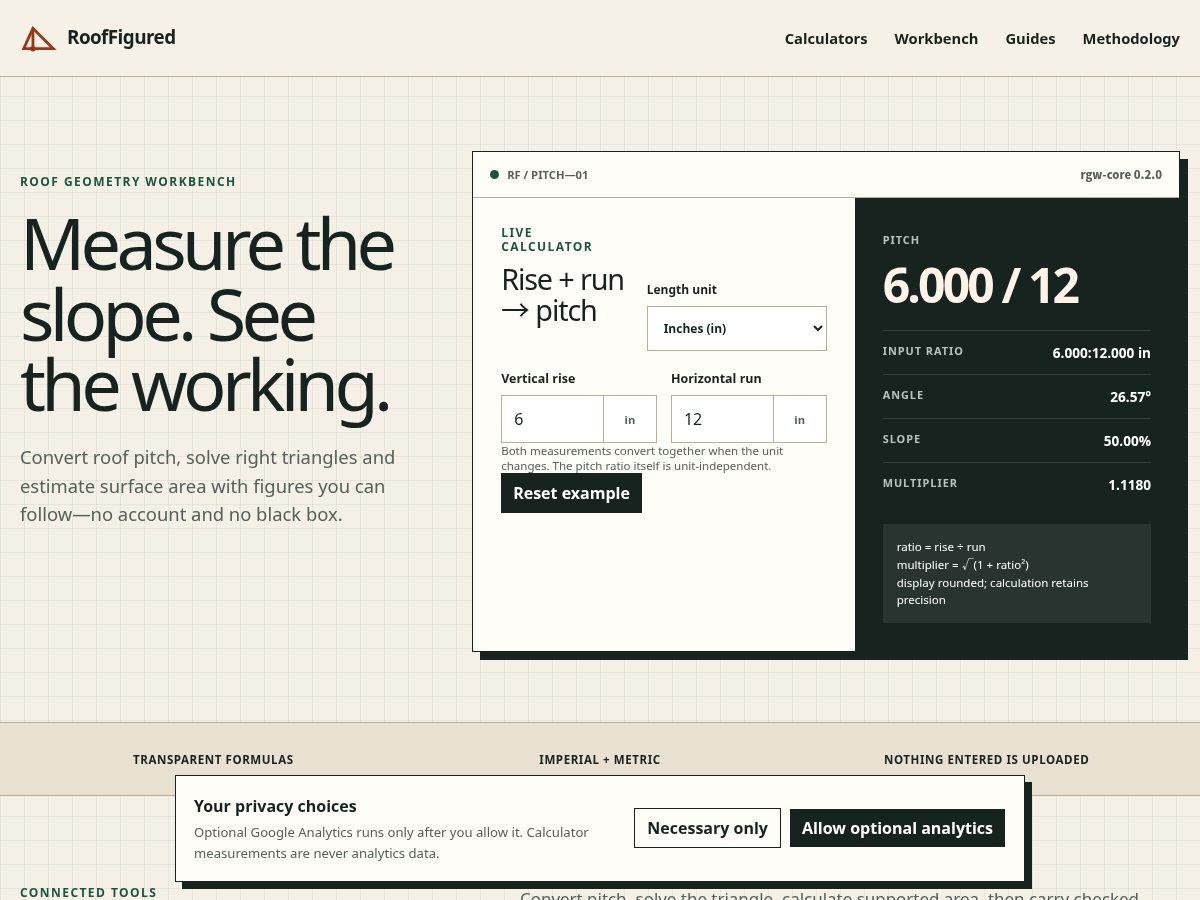 Landing-page snapshot of rooffigured.com