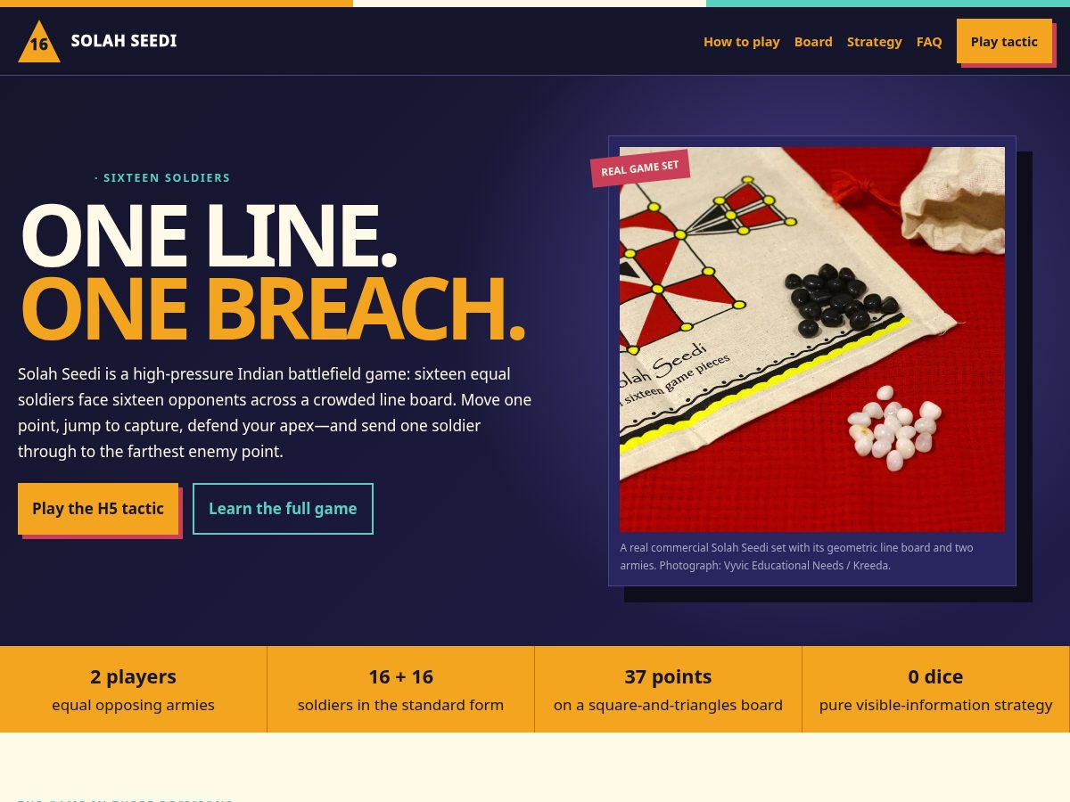 Landing-page snapshot of solahseedi.com