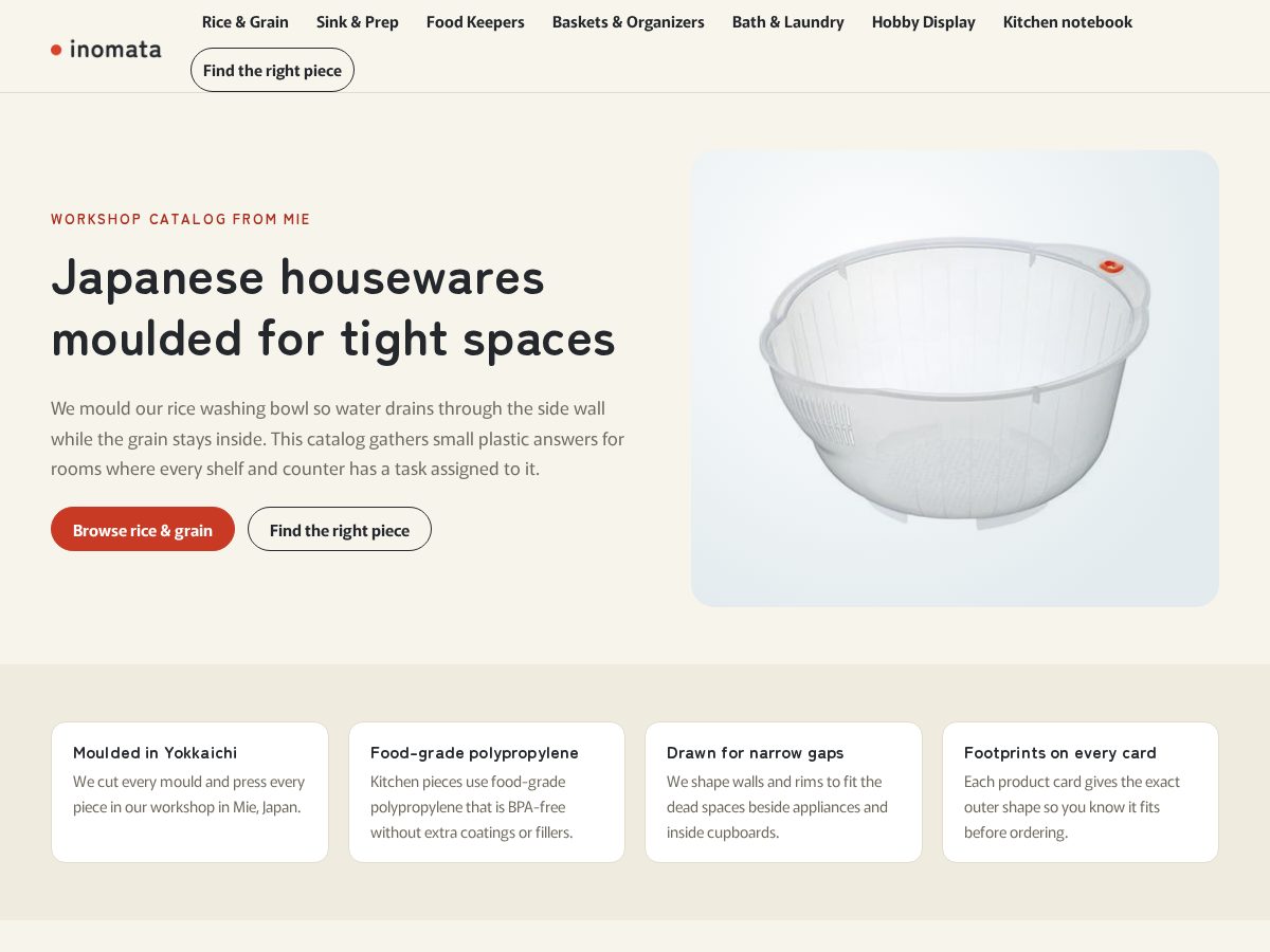 Landing-page snapshot of theinomata.org