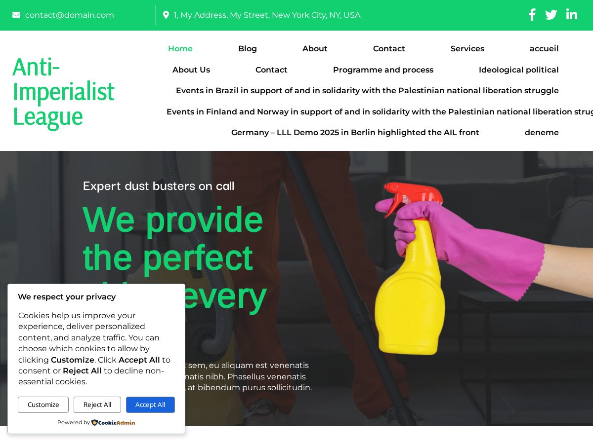 Landing-page snapshot of ail-red.org