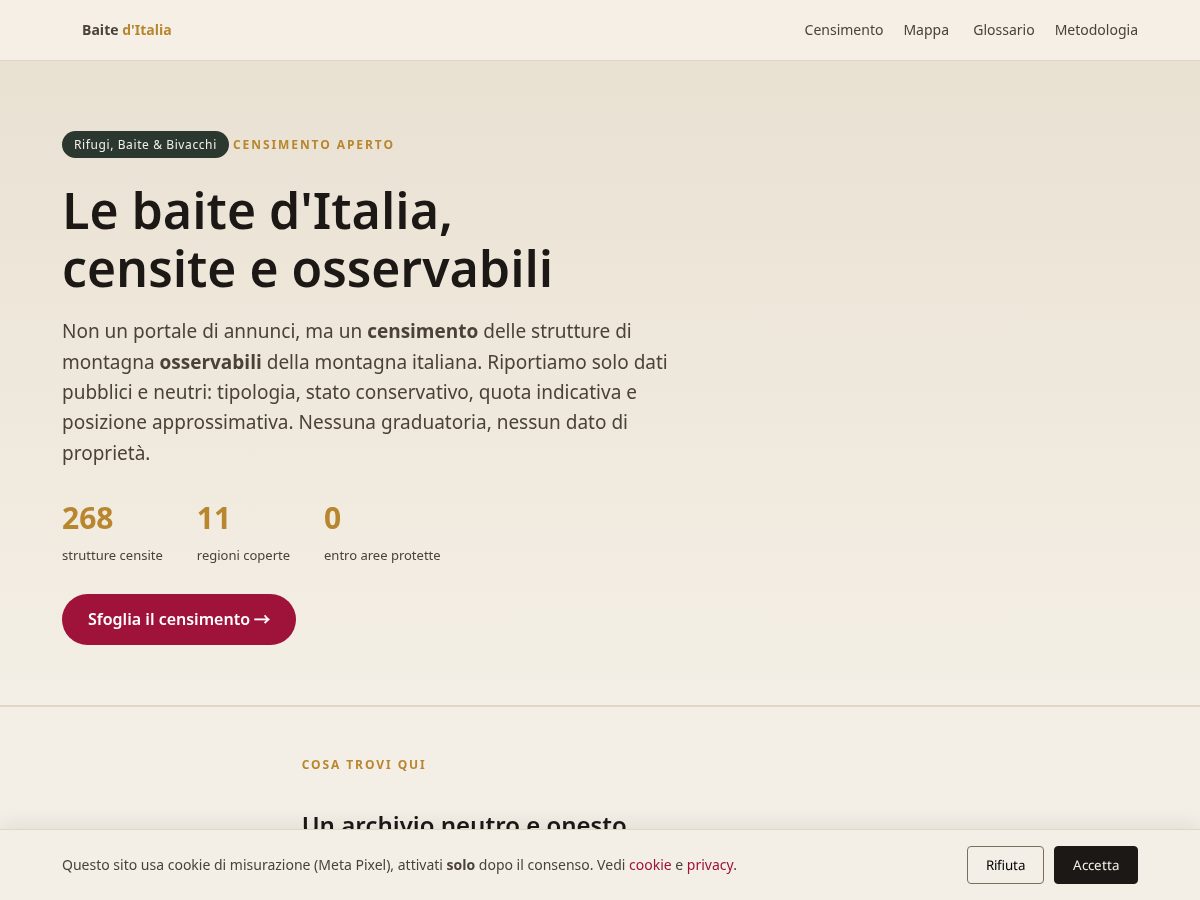 Landing-page snapshot of baitae.com