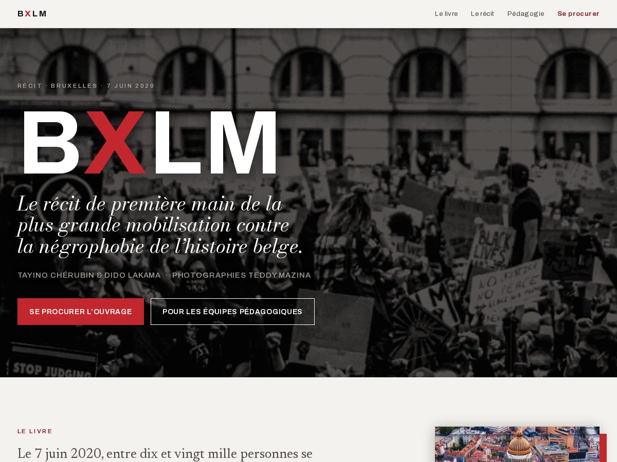 Landing-page snapshot of bxlm.site