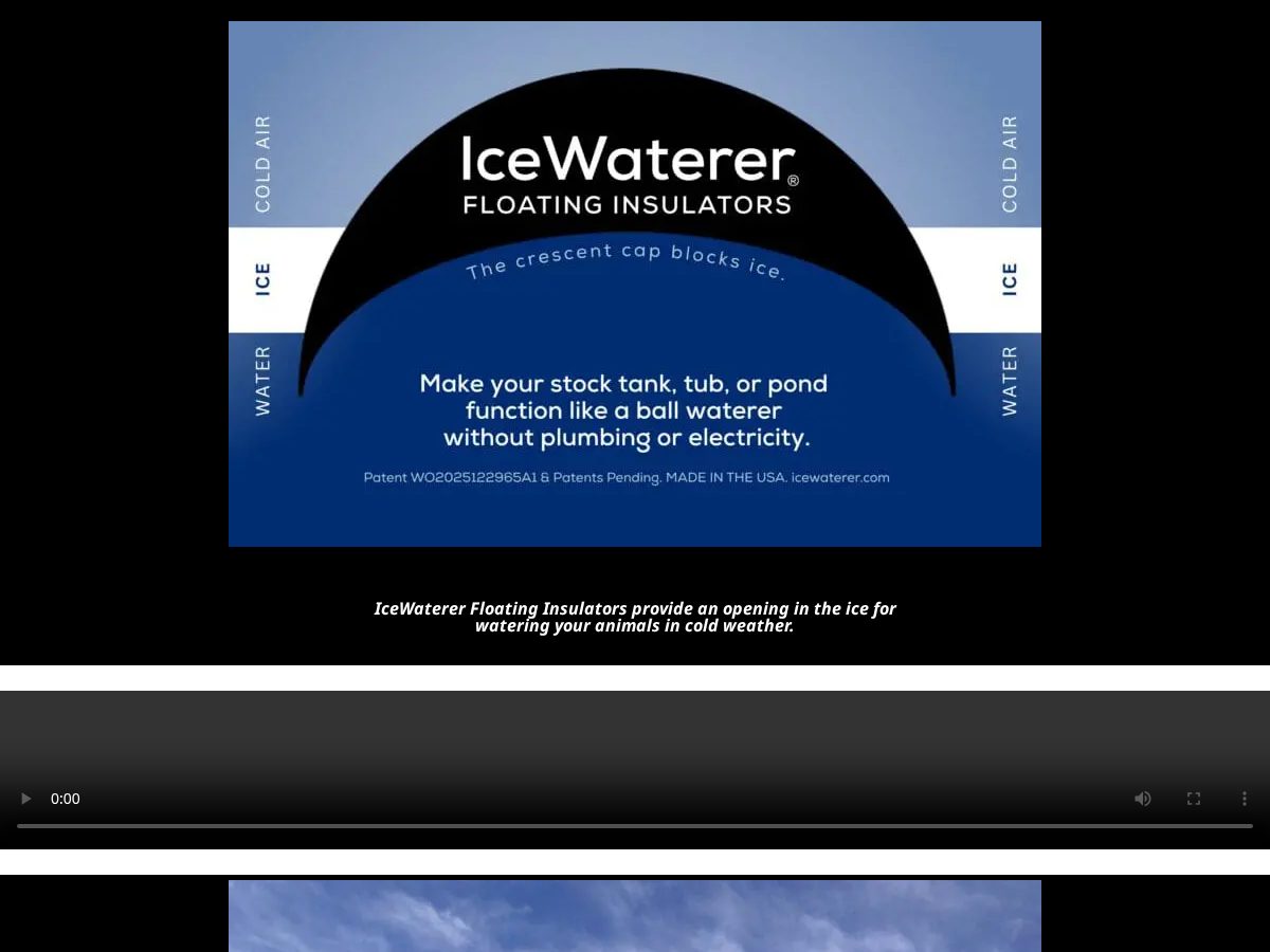 Landing-page snapshot of capwaterer.com