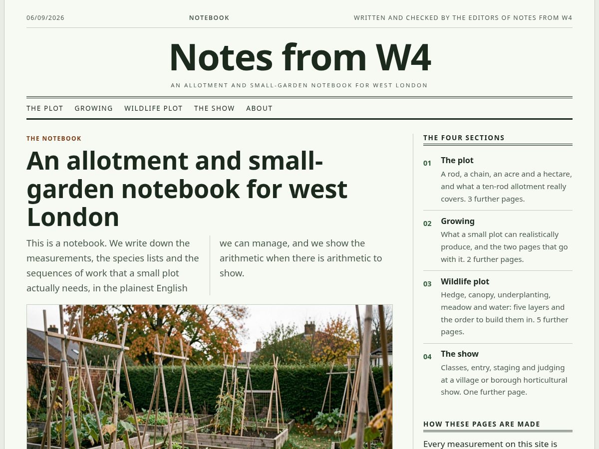 Landing-page snapshot of chsw4.org