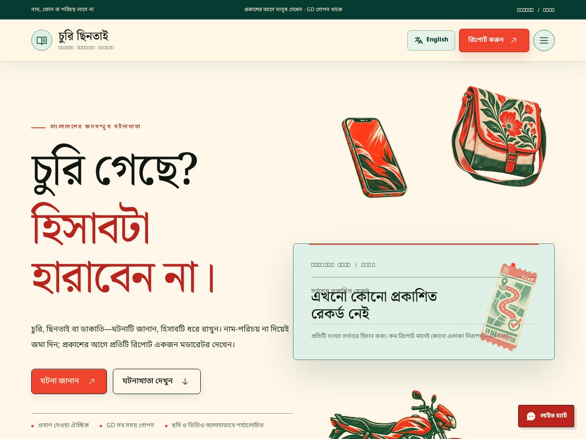 Landing-page snapshot of churichintai.com