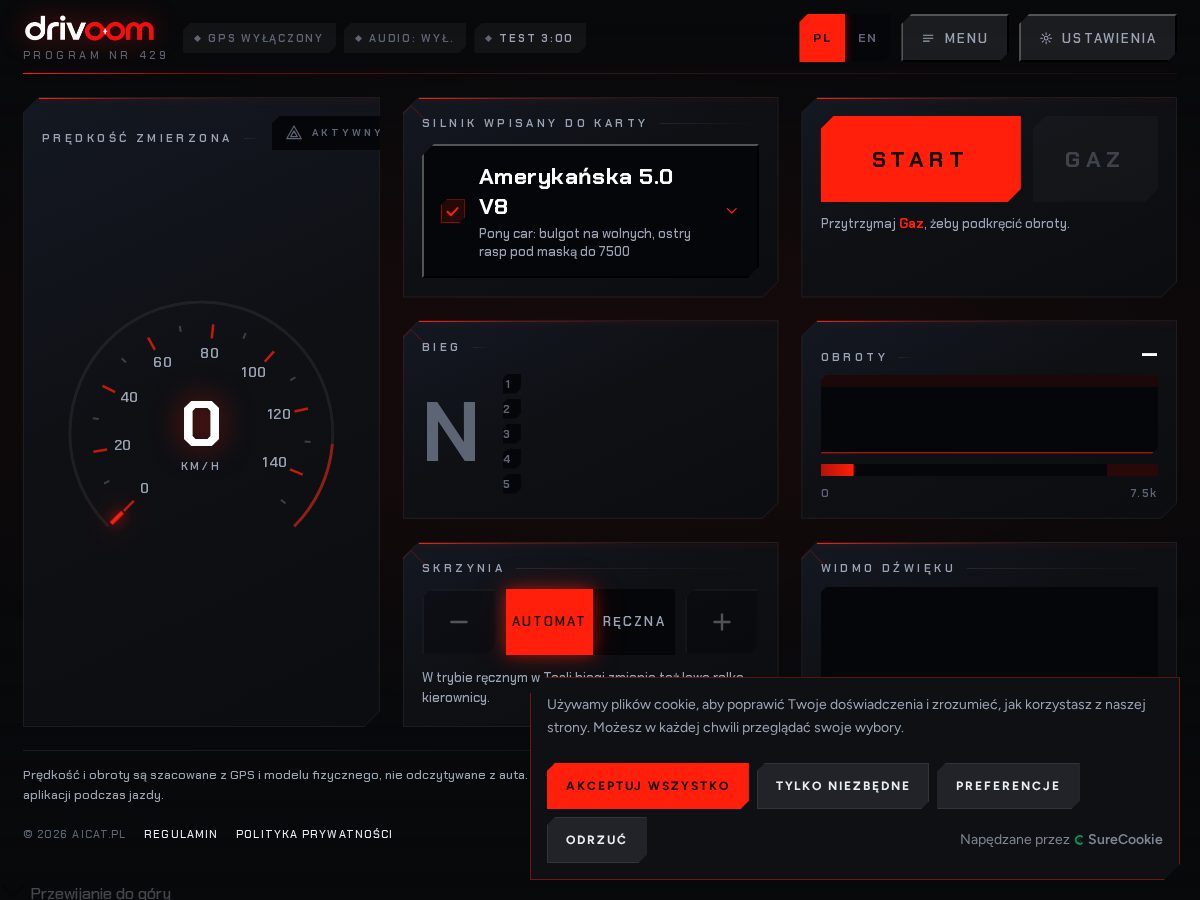 Landing-page snapshot of drivoom.com