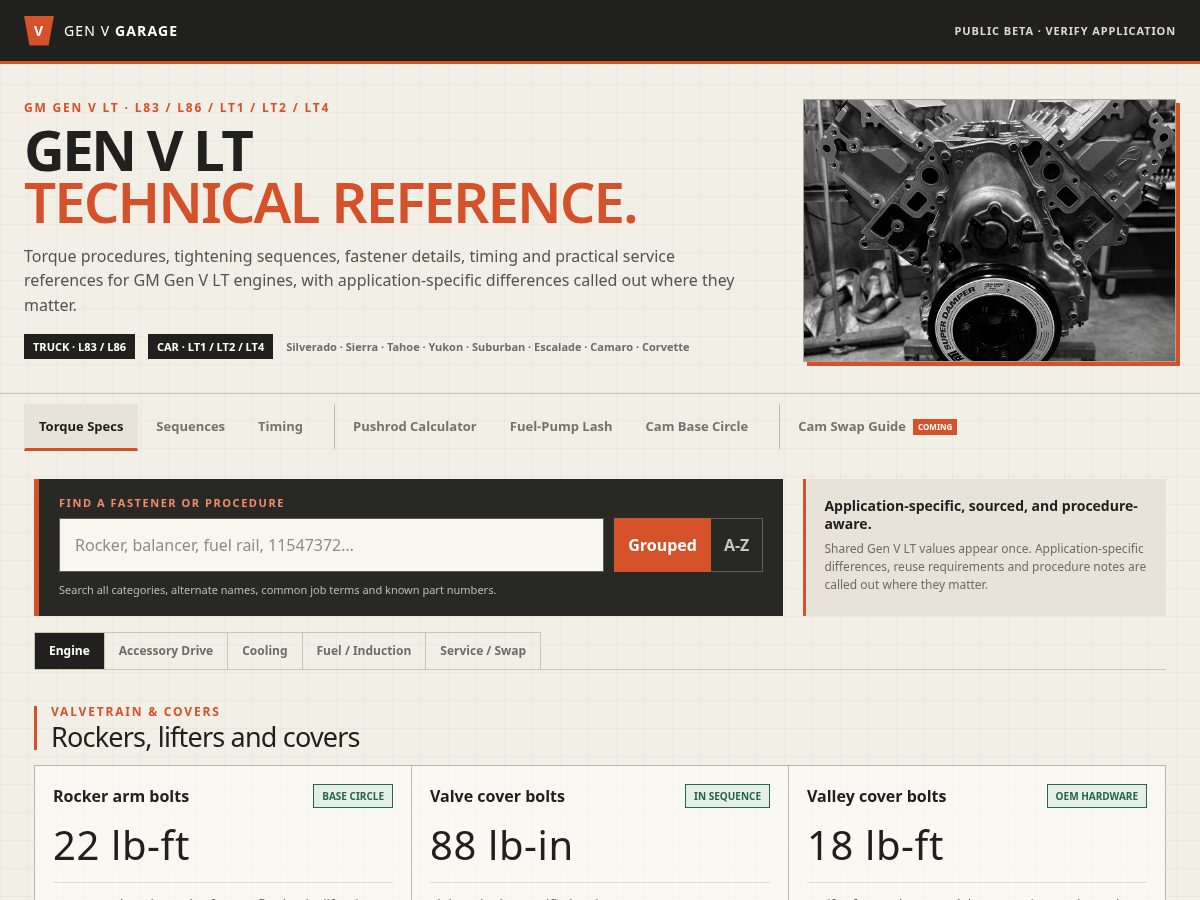 Landing-page snapshot of genvgarage.com