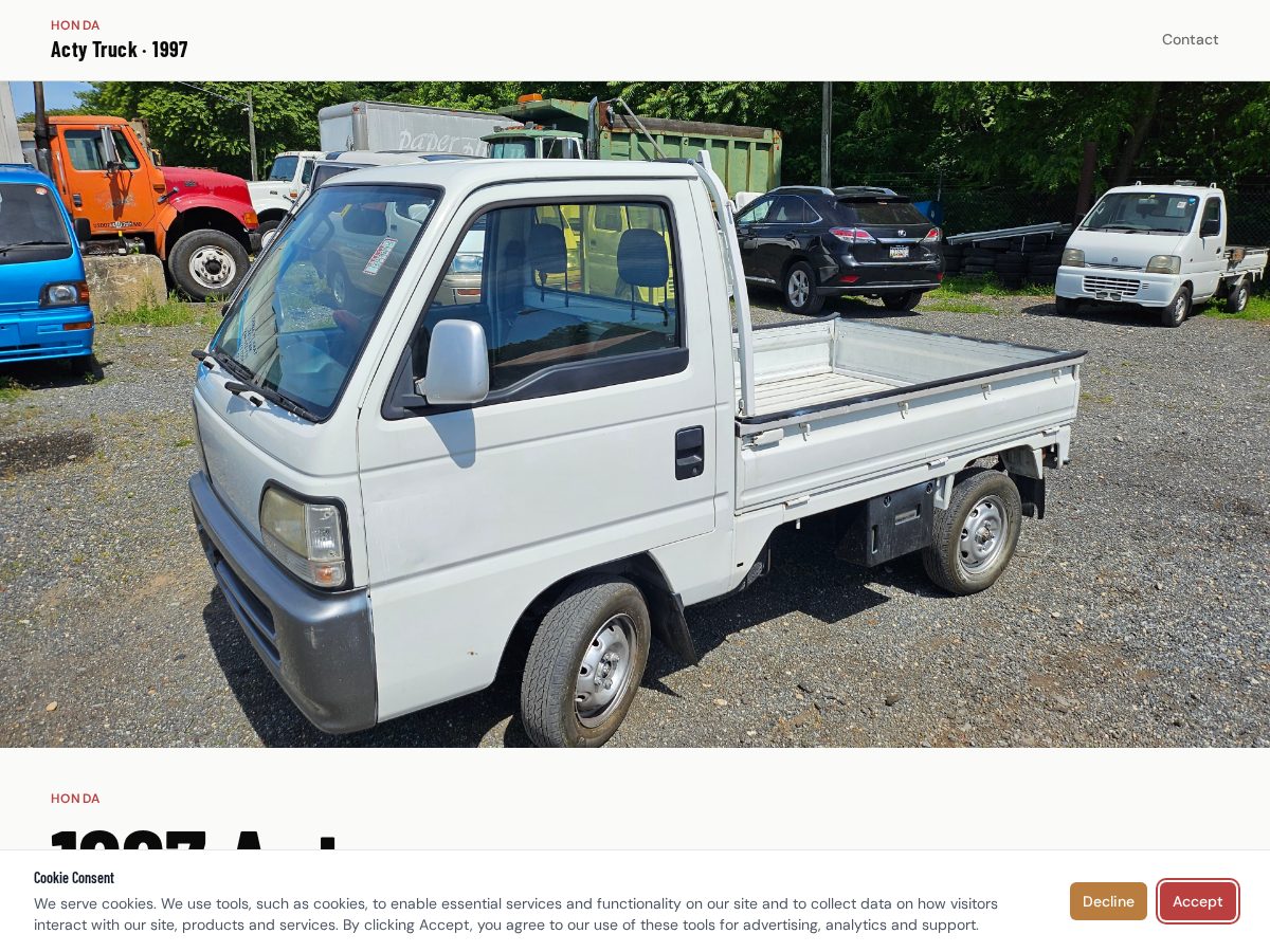 Landing-page snapshot of keitruck234.net