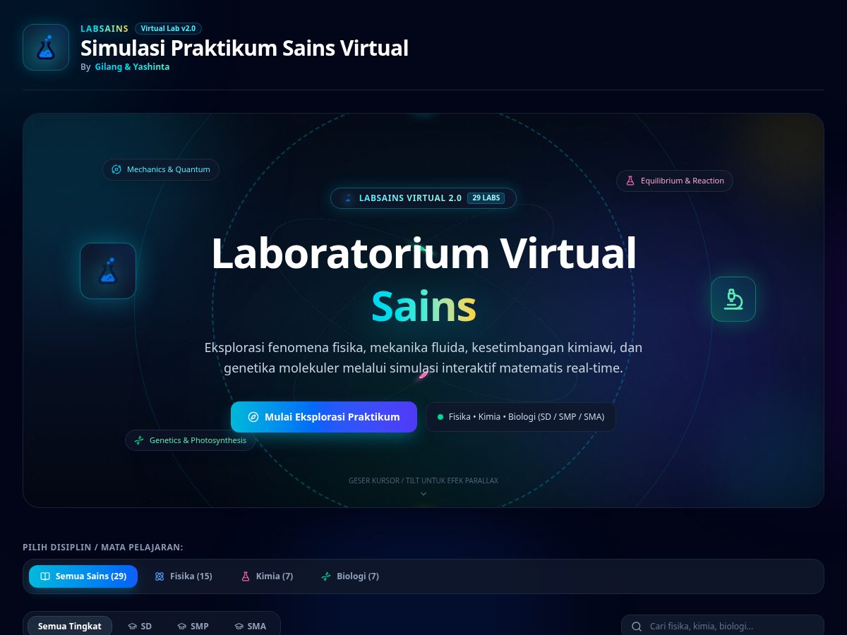 Landing-page snapshot of labsains.online