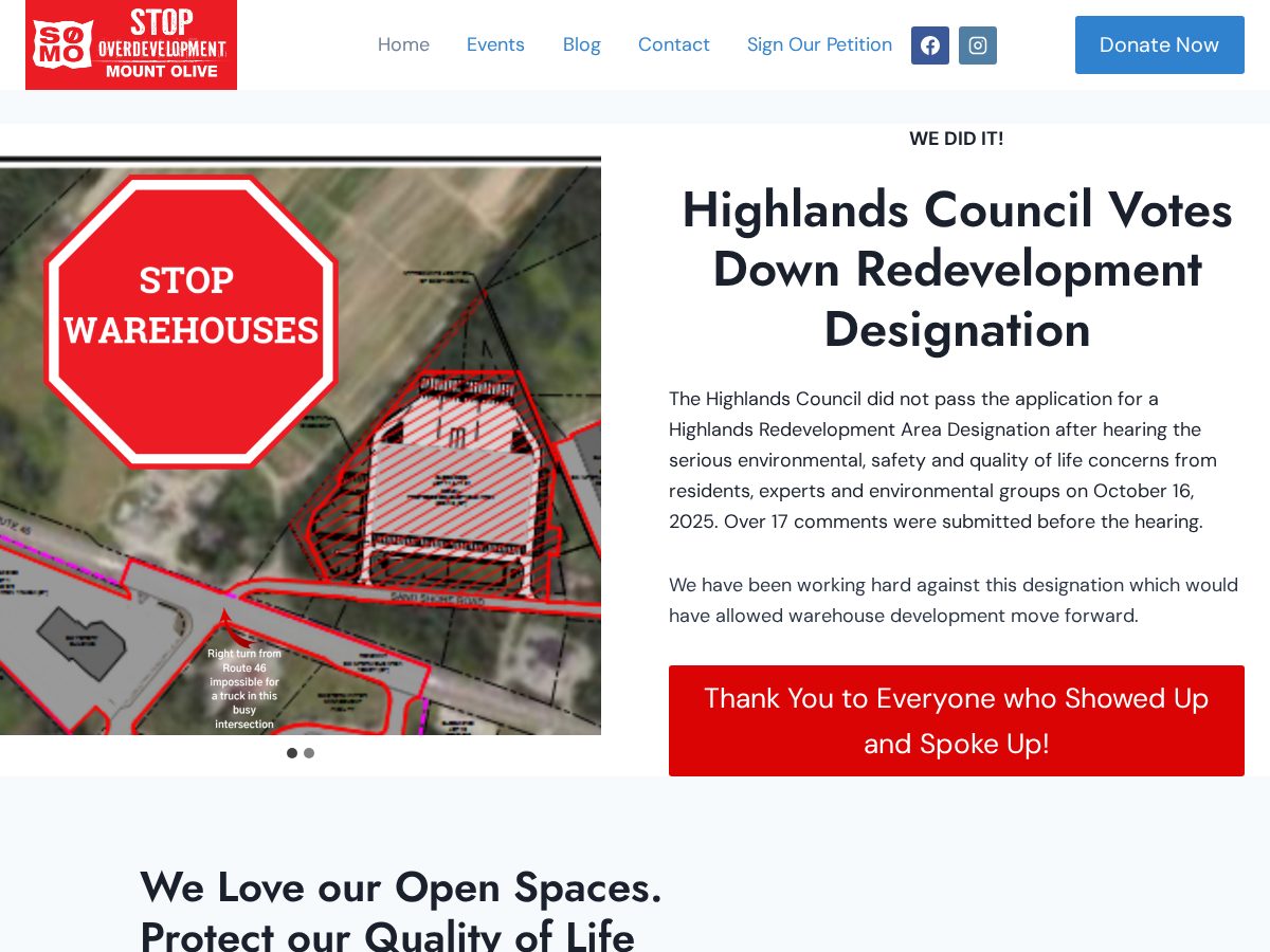 Landing-page snapshot of letsgosomo.org