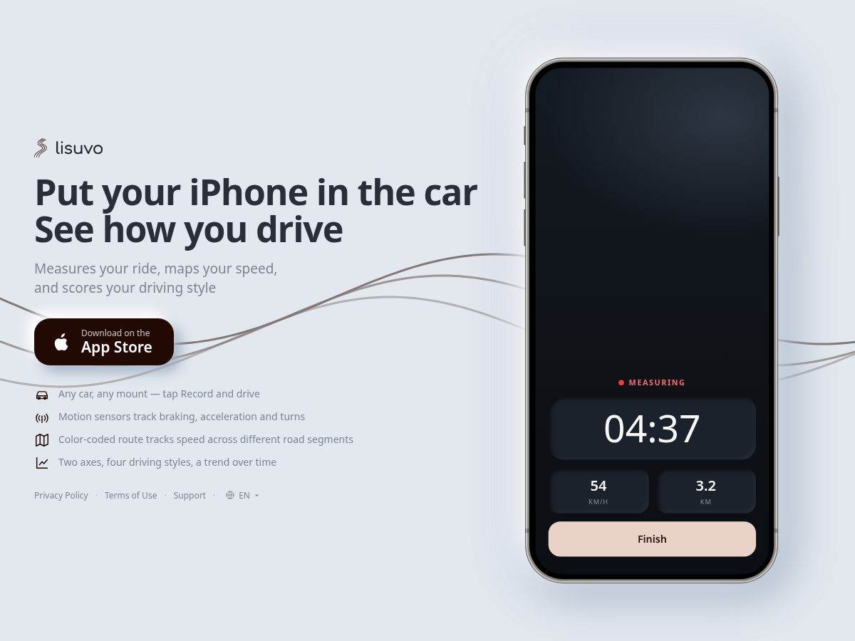 Landing-page snapshot of lisuvo.app