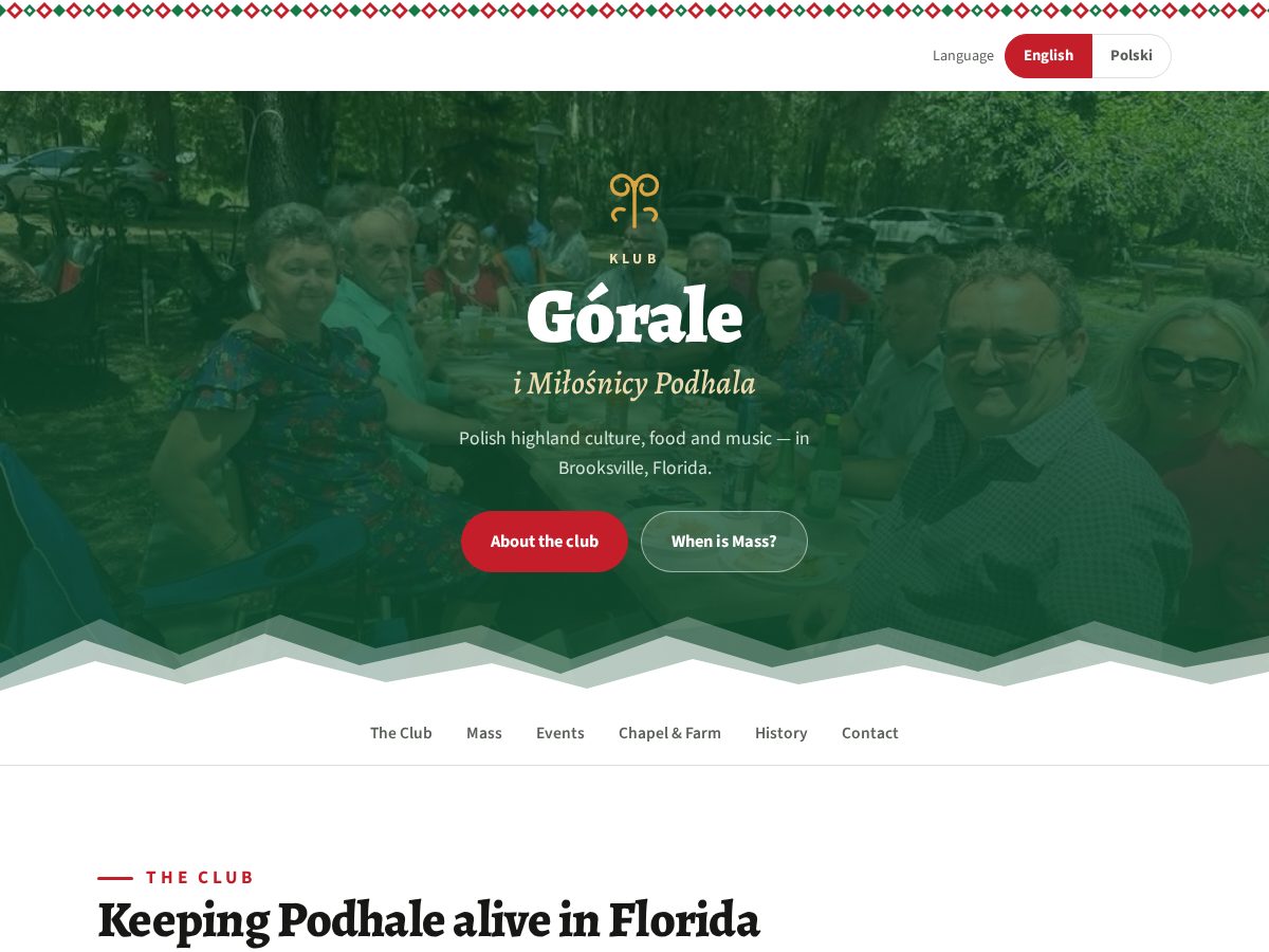 Landing-page snapshot of malapolskafl.com